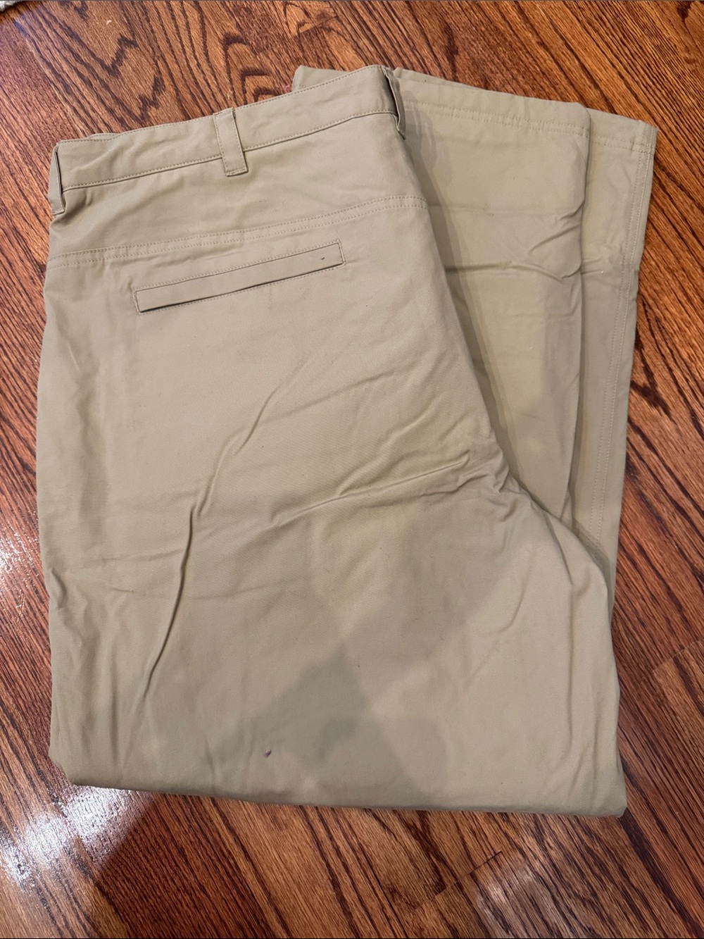 L.L. Bean Insulated Men's Chino Pants in Light Tan